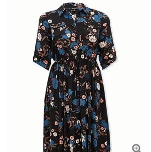 Torrid Floral Shirtdress